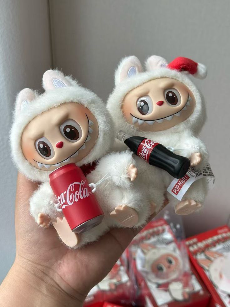 عروسک لبوبو سری Labubu Coca-Cola